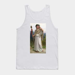 Pretresse De Bacchus by William-Adolphe Bouguereau Tank Top